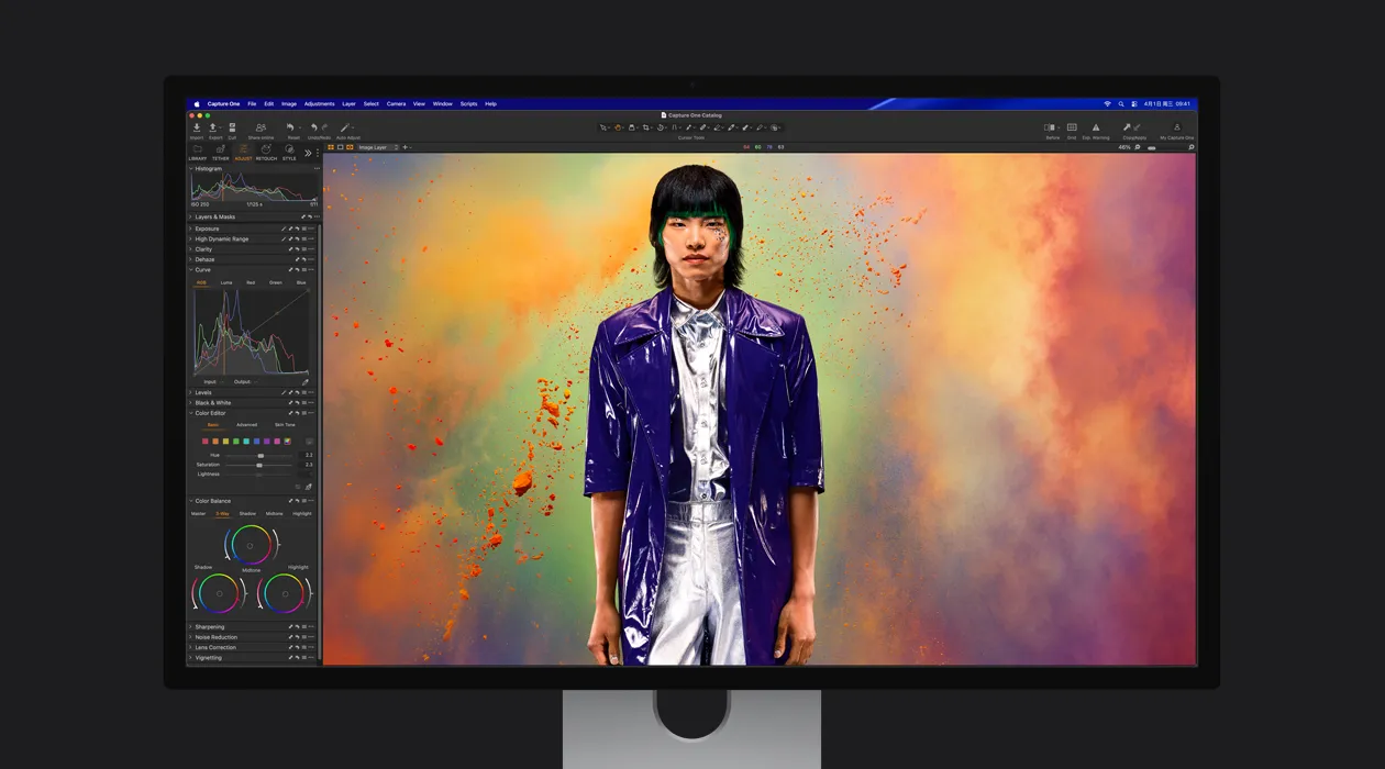 一个图像文件，左侧导航栏中有多个视图选项。